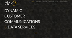 Desktop Screenshot of dck.ie